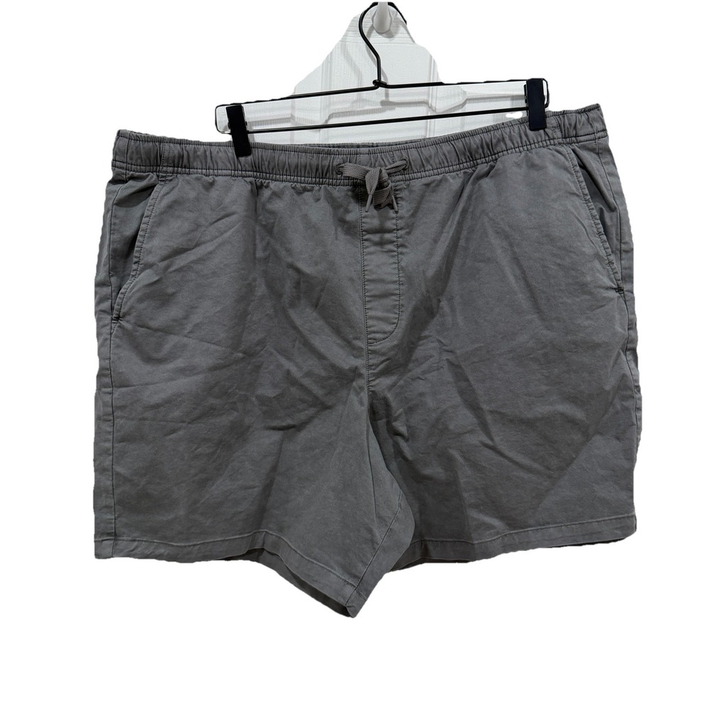 Men's Gap Gray‎ Shorts 2XL NWT bottoms Short Soft Black 7 Inch